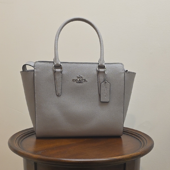 Coach Silver Satchel Bag - Picture 1 of 3